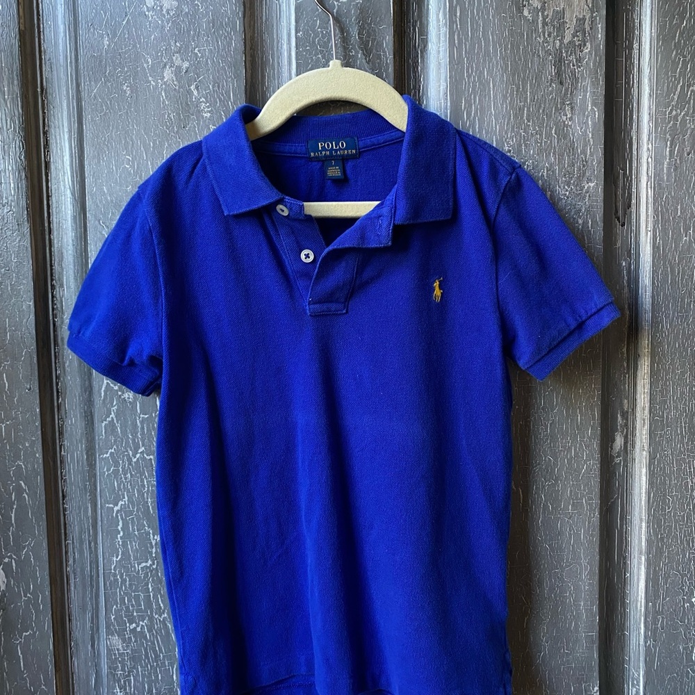 Polo by Ralph Lauren Blue Polo Shirt Short Sleeve Casual Wear